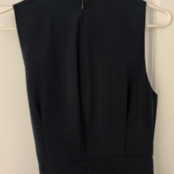 H & M Navy Blue Cropped Jumpsuit Size 8 - Picture 7 of 10